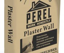 Шпаклевка гипсовая Perel Plaster Wall, серая, 25 кг