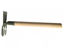 Мотыжка-рыхлитель 3 зуб. + тяпка МК-7 (деревянная ручка)