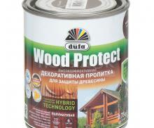 Пропитка для дерева Dufa Wood Protect орех, 0.75 л
